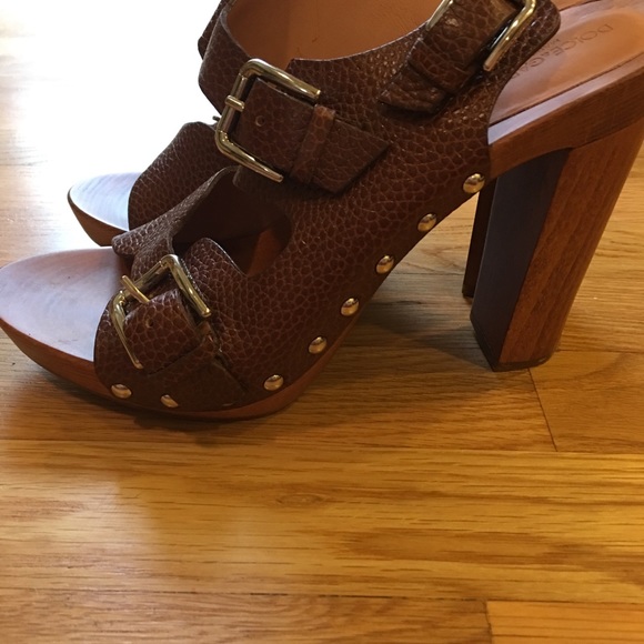 Dolce & Gabbana Wooden Heels Size 40 Never Worn - Picture 4 of 8